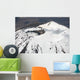Snow-covered Ngauruhoe Cone Mount Wall Decal