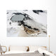Aerial Snow-covered Ruapehu Volcano Wall Decal