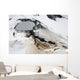 Aerial Snow-covered Ruapehu Volcano Wall Decal