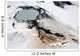 Aerial Snow-covered Ruapehu Volcano Wall Decal