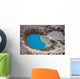 Aerial Crater Lake Tongariro Wall Decal