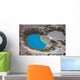 Aerial Crater Lake Tongariro Wall Decal