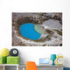 Aerial Crater Lake Tongariro Wall Decal