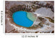 Aerial Crater Lake Tongariro Wall Decal