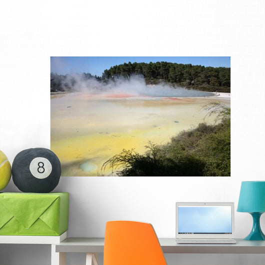 Champagne Pool and Artist's Wall Decal