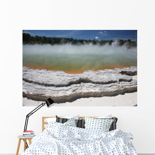 Champagne Pool Hot Spring Wall Decal