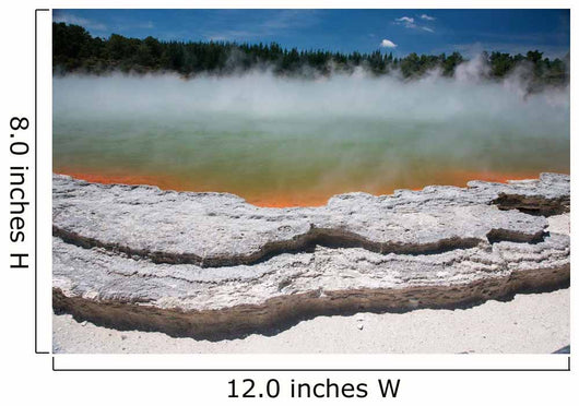 Champagne Pool Hot Spring Wall Decal