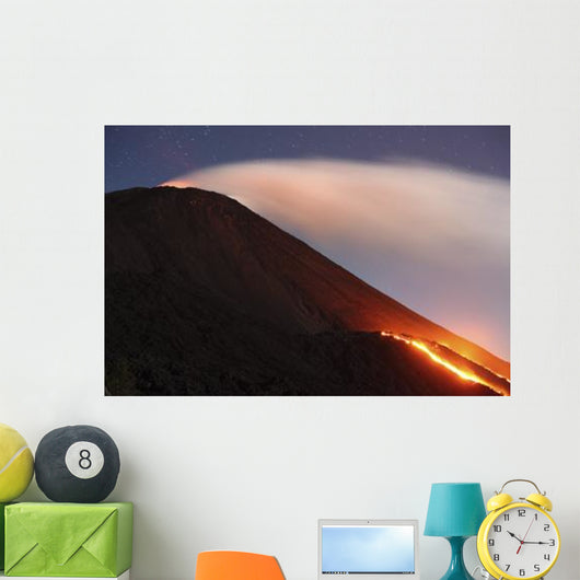 Lava Flowing from Small Wall Decal Design 2