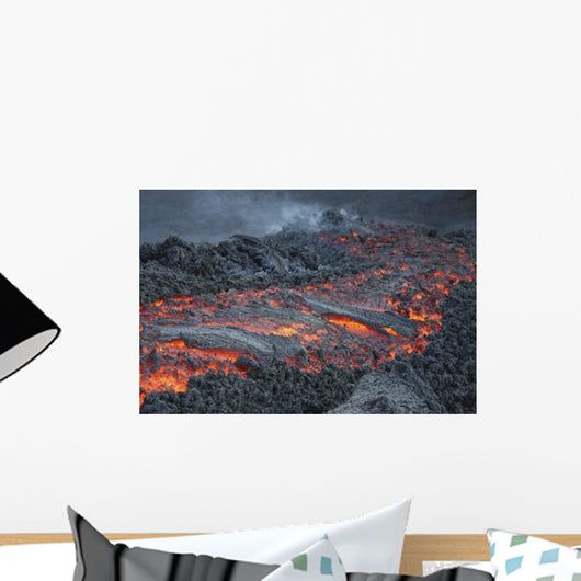 Lava Flow Flank Pacaya Wall Decal Design 4