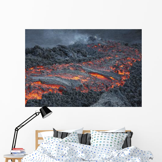 Lava Flow Flank Pacaya Wall Decal Design 4