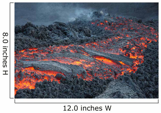 Lava Flow Flank Pacaya Wall Decal Design 4
