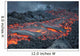 Lava Flow Flank Pacaya Wall Decal Design 4