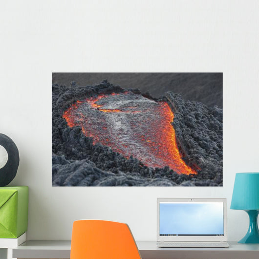 Lava Flow Flank Pacaya Wall Decal Design 3