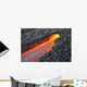 Lava Flowing from Small Wall Decal Design 1