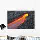 Lava Flowing from Small Wall Decal Design 1