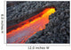 Lava Flowing from Small Wall Decal Design 1