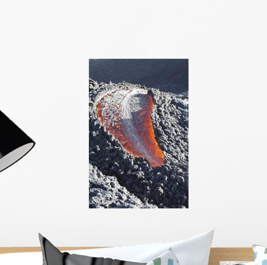 Lava Flow Flank Pacaya Wall Decal Design 2