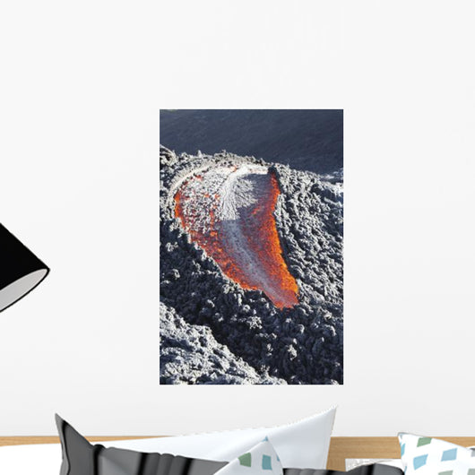 Lava Flow Flank Pacaya Wall Decal Design 2