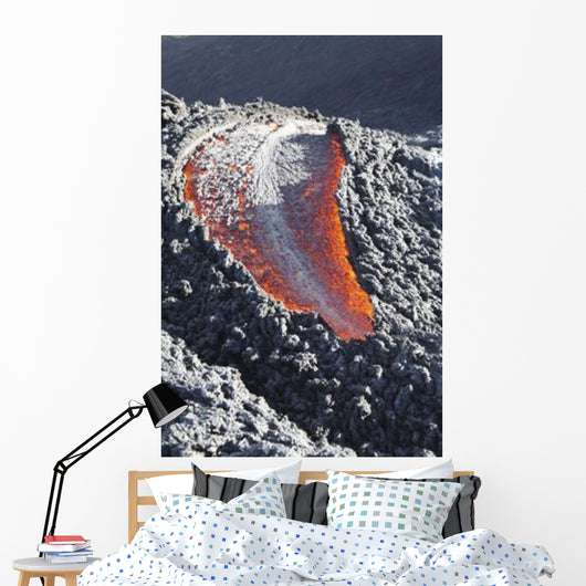 Lava Flow Flank Pacaya Wall Decal Design 2
