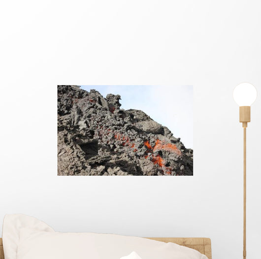 Lava Flow Flank Pacaya Wall Decal Design 1