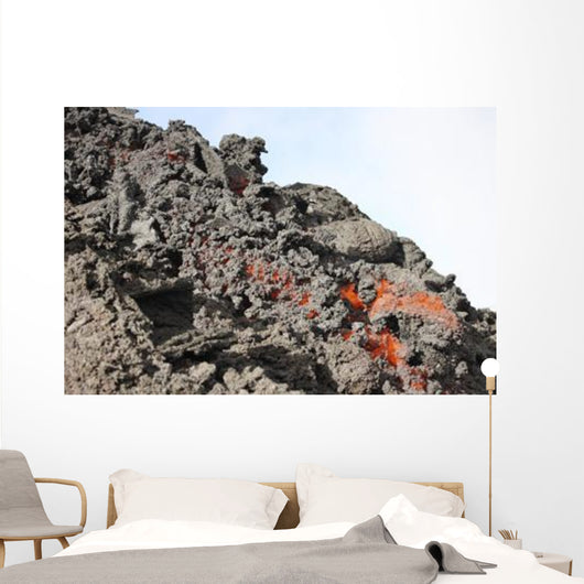 Lava Flow Flank Pacaya Wall Decal Design 1