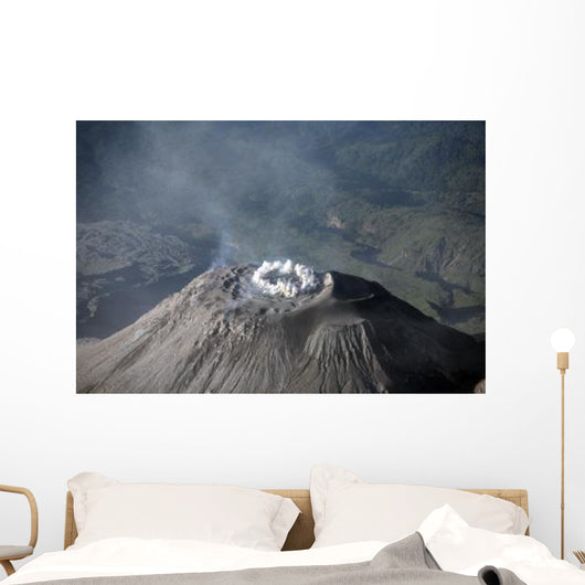 Eruption Summit Santiaguito Dome Wall Decal