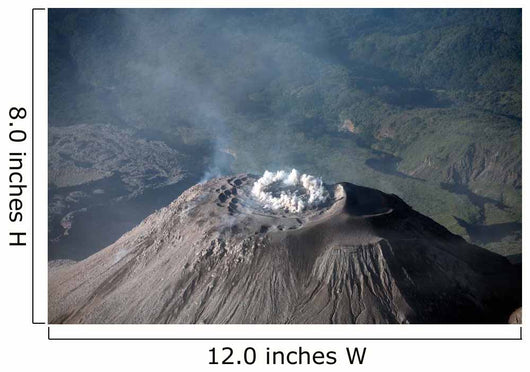 Eruption Summit Santiaguito Dome Wall Decal