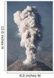 Eruption Ash Cloud from Wall Decal Design 2