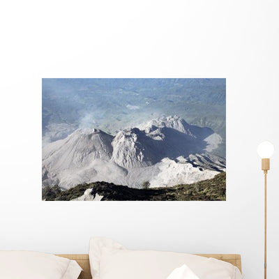 Santiaguito Dome Complex Santa Wall Decal shown on a wall
