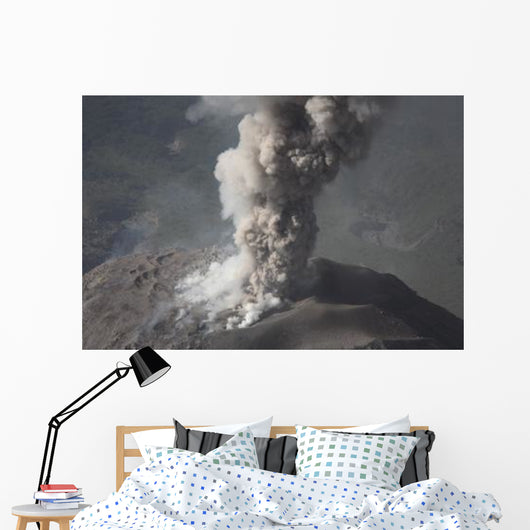 Eruption Ash Cloud from Wall Decal Design 1