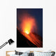 Strombolian Eruption Stromboli Volcano Wall Decal Design 4