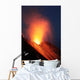 Strombolian Eruption Stromboli Volcano Wall Decal Design 4