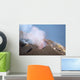 Strombolian Eruption Stromboli Volcano Wall Decal Design 1