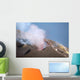 Strombolian Eruption Stromboli Volcano Wall Decal Design 1