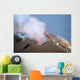 Strombolian Eruption Stromboli Volcano Wall Decal Design 1