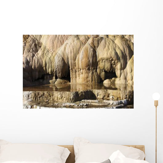 Cleopatra Terrace Mammoth Hot Wall Decal Design 3