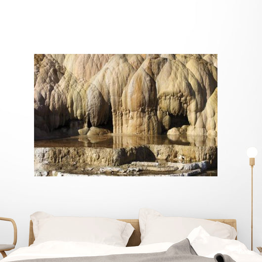 Cleopatra Terrace Mammoth Hot Wall Decal Design 3