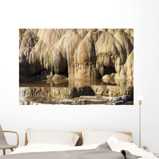 Cleopatra Terrace Mammoth Hot Wall Decal Design 3