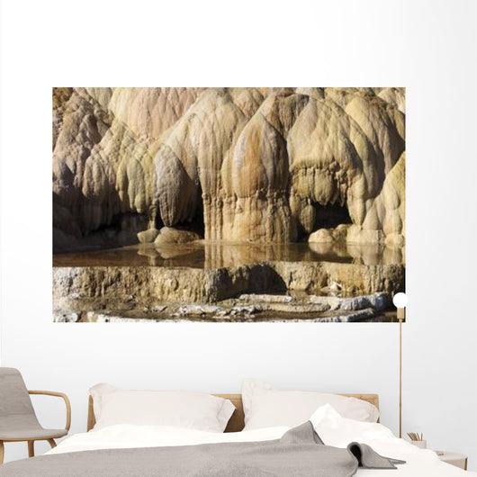 Cleopatra Terrace Mammoth Hot Wall Decal Design 3