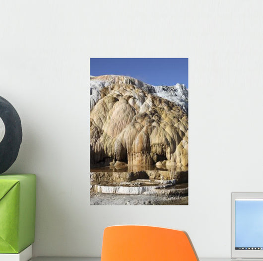 Cleopatra Terrace Mammoth Hot Wall Decal Design 2