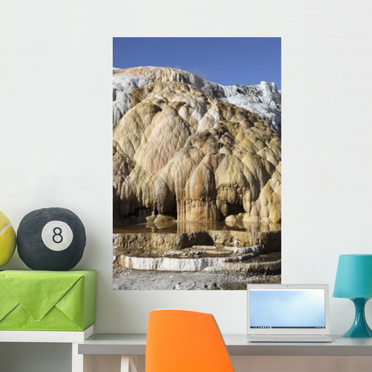 Cleopatra Terrace Mammoth Hot Wall Decal Design 2