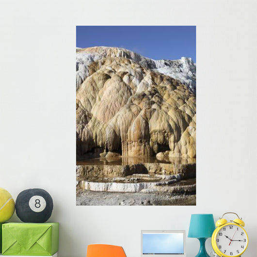 Cleopatra Terrace Mammoth Hot Wall Decal Design 2