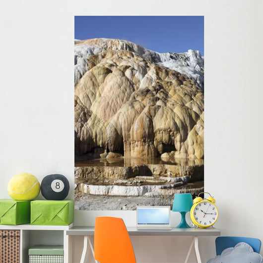 Cleopatra Terrace Mammoth Hot Wall Decal Design 2