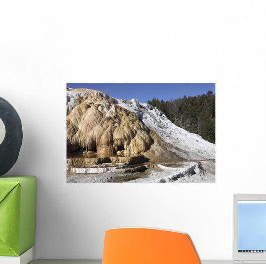 Cleopatra Terrace Mammoth Hot Wall Decal Design 1