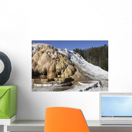Cleopatra Terrace Mammoth Hot Wall Decal Design 1