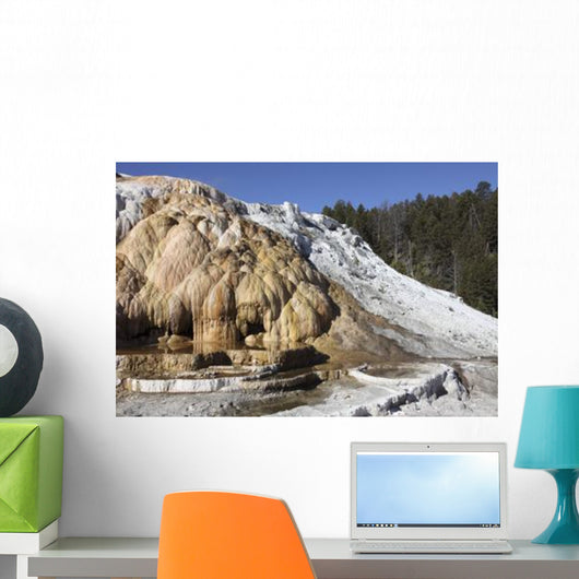 Cleopatra Terrace Mammoth Hot Wall Decal Design 1