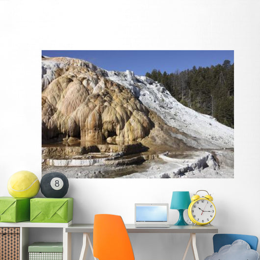 Cleopatra Terrace Mammoth Hot Wall Decal Design 1