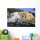 Orange Spring Mound Travertine Wall Decal