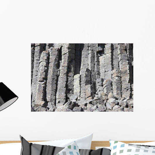 Basalt Columns Formed Cooling Wall Decal Design 2