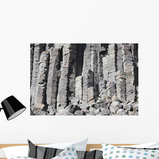 Basalt Columns Formed Cooling Wall Decal Design 2